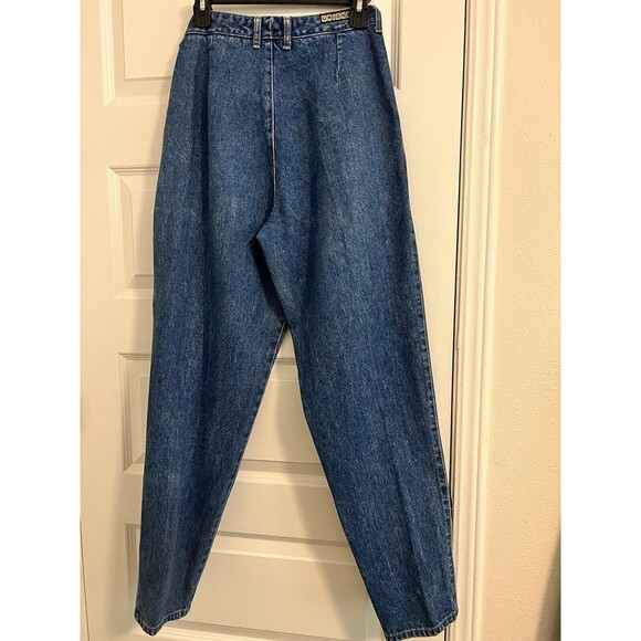 VTG. 80s 90s Union Bay Jeans High Waist Baggy Loose Pleated Mom Preppy Sz. 11 - Picture 3 of 11